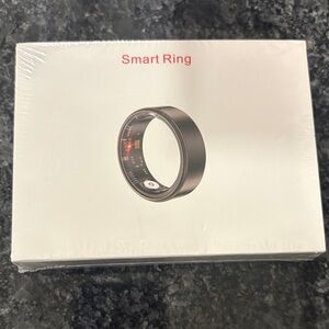 Ring Smart Ring in Black with Red LED
